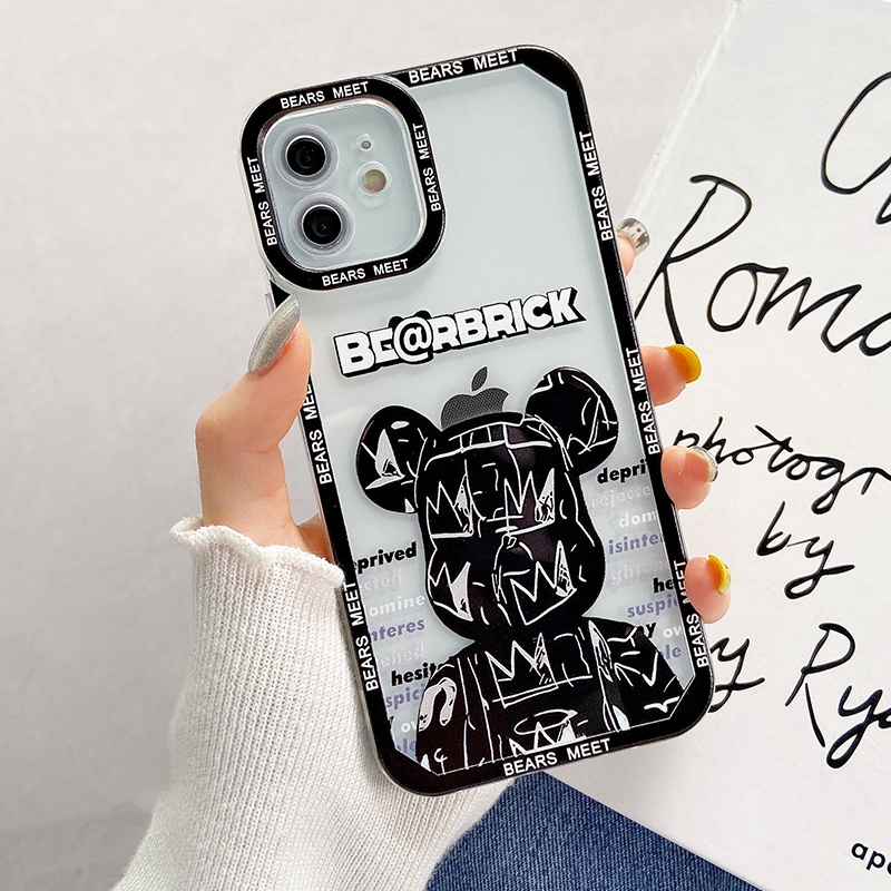 Ốp điện thoại in hình gấu violent dễ thương thời trang cho IPhone 13 Pro Max Case/ 12/ 11/ XS/ XR/ X/ 8/ 7/ Plus Mini | BigBuy360 - bigbuy360.vn