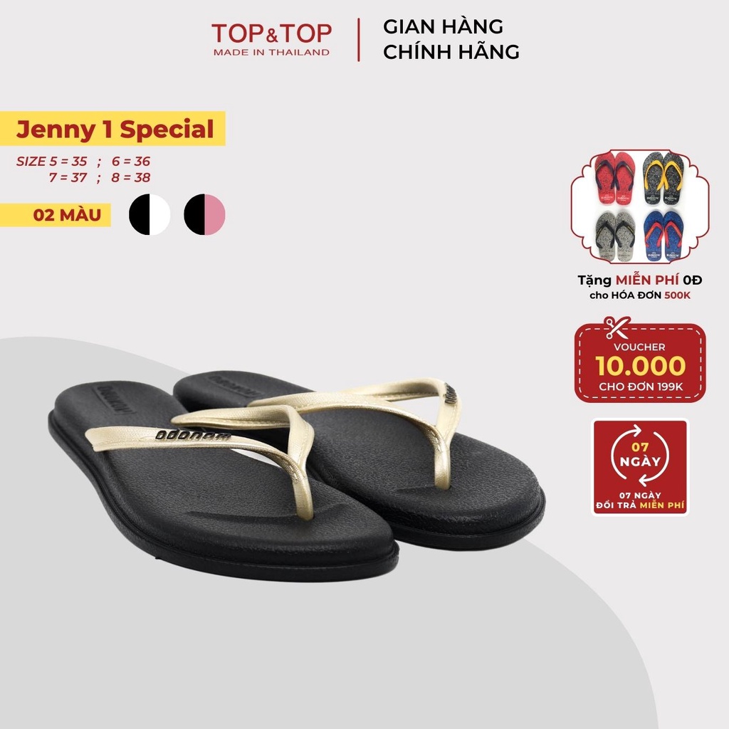 Dép Nữ Thái Lan Xỏ Ngón MONOBO JENNY 1 SPECIAL BLACK