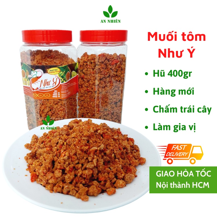 Muối tôm Như Ý dùng chấm trái cây, làm gia vị 400gr