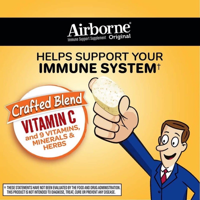 Airborne Immune Support Supplement 116v (Cam)