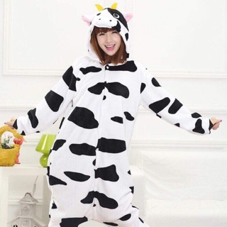 (Có sẵn) Bộ đồ thú bò sữa, bộ đồ cosplay bò sữa