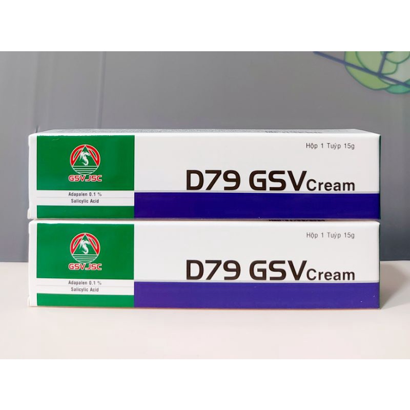 Kem giảm mụn đầu đen, đầu trắng D79 GSV cream 15g