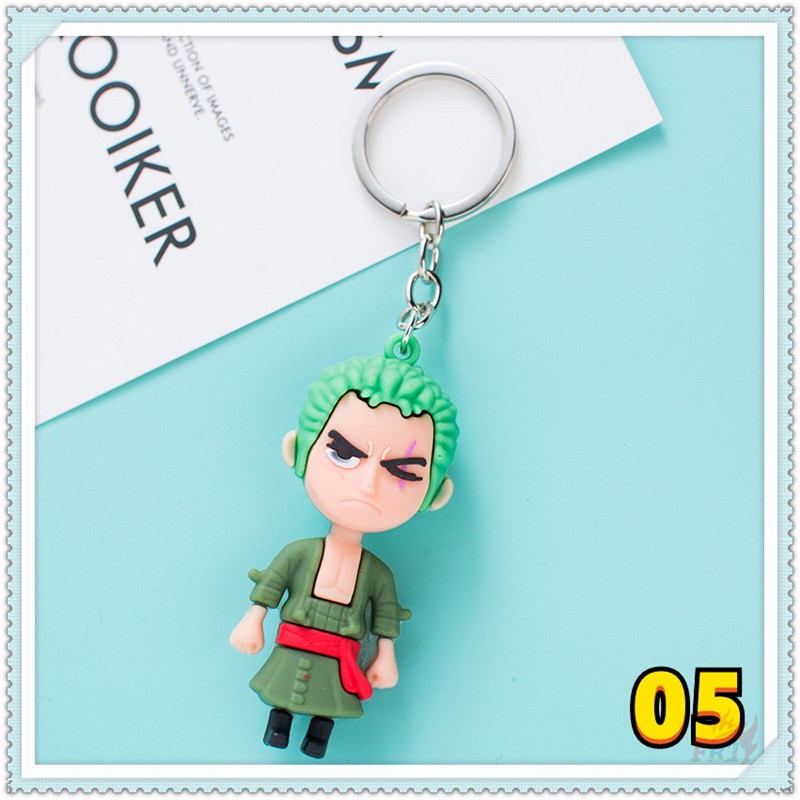 ✪ Naruto VS. Móc Khóa Hình Nhân Vật Hoạt Hình One Piece ✪ 1 Móc Khóa Hình Nhân Vật Sasuke Kakashi Luffy Zoro Chopper