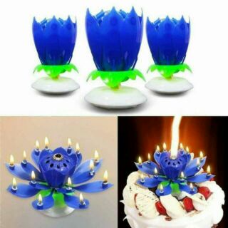 NẾN ÍNH NHẬT 3D MÀU XANH
