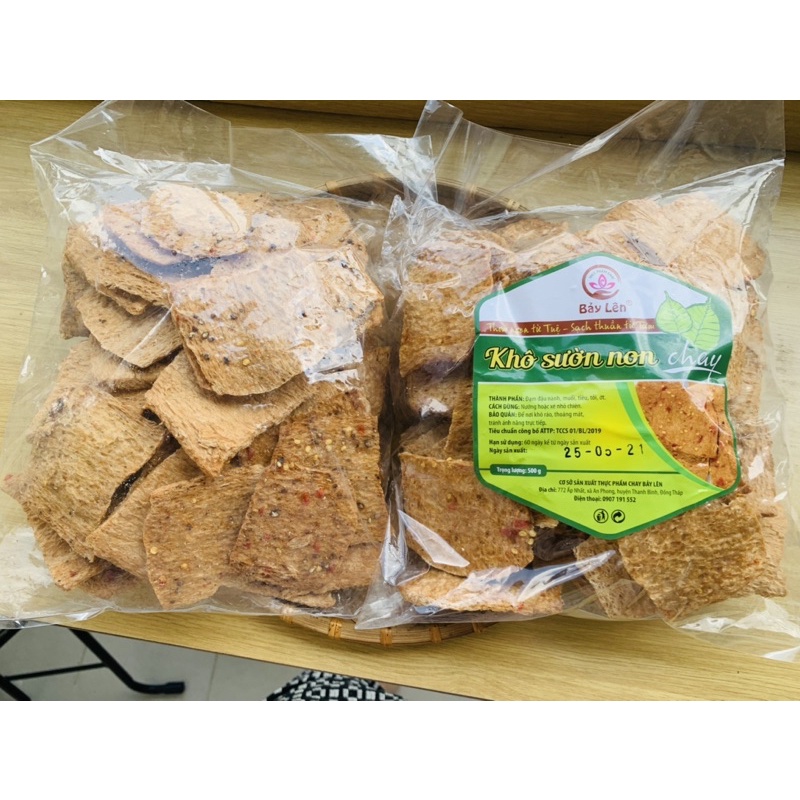 🔴 500g KHÔ SƯỜN NON TẨM ƯỚP/ Khô cá đuối Bảy Liên/ Ngon nhức nách 🥰