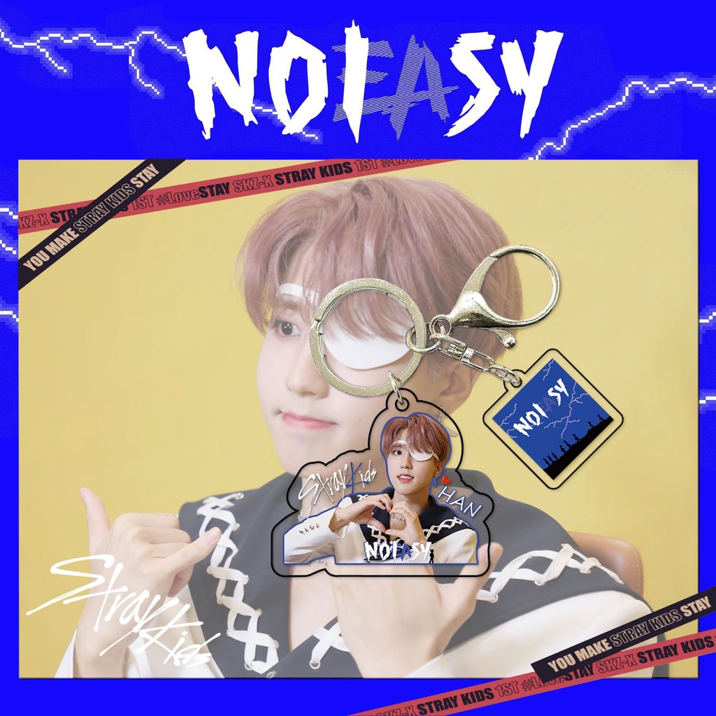 Móc Khóa Nhựa Acrylic Hình Kpop Stray Kids