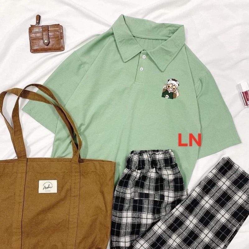 Áo cổ bẻ em bé bơ DA6