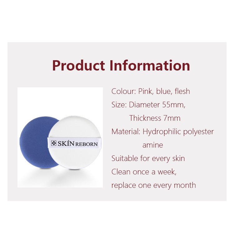 SUPO Beauty - [Random Color] Bông Đánh Phấn Hình Tròn Dùng Trang Điểm Nền Có Thể Sử Dụng Khô Và Ướt Tiện Dụng | BigBuy360 - bigbuy360.vn