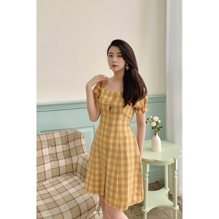 Đầm xòe trễ vai chun tay - 20Again