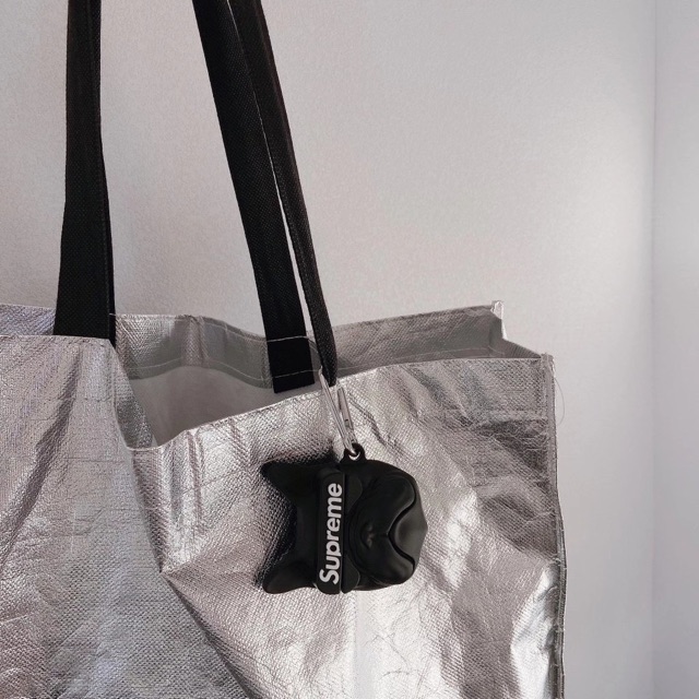 Case Airpod 1/2/Pro Hình Chó mặt sệ Supreme