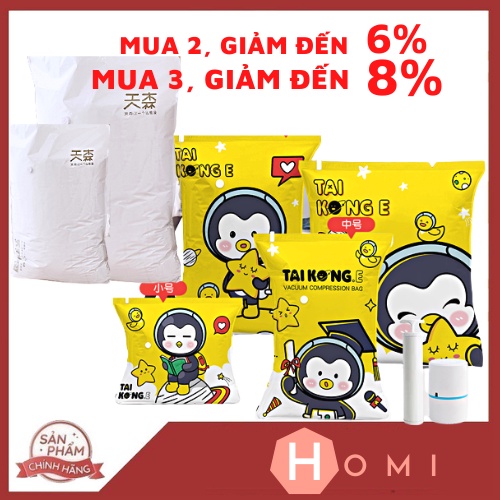 Máy hút chân không – Túi hút chân không đựng quần áo, chăn màn mền, gọn gàng, chống mốc - Danami official store