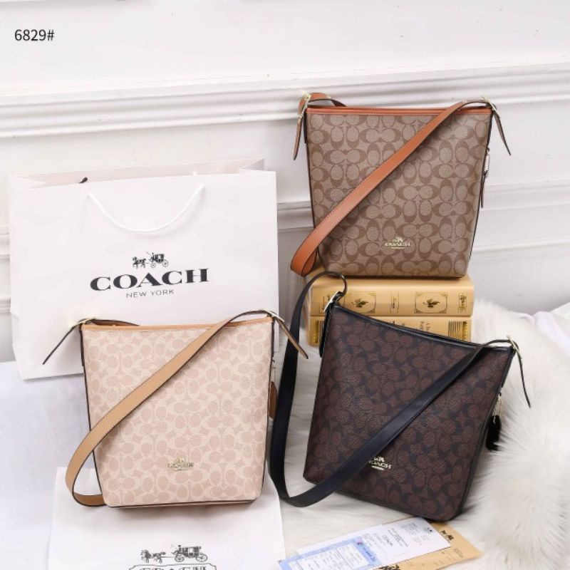 Túi Xách Có Chữ Ký Phong Cách Boho 6828coach