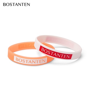 Vòng đeo tay Bostanten khắc chữ phong cách thể thao năng động hợp thời trang
