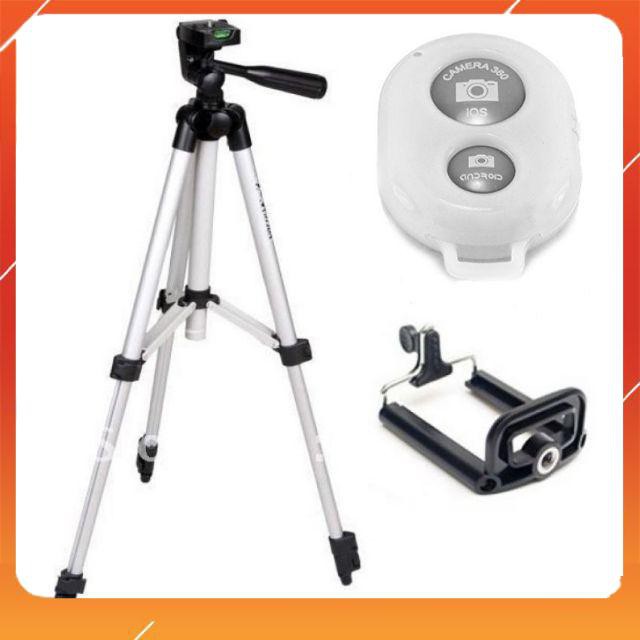 Chân máy chụp hình Tripod 3110 + Remote chụp hình