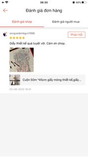 Giấy thiết kế,giấy scan full lưng bán lẻ:79k/m(45cm*5m)