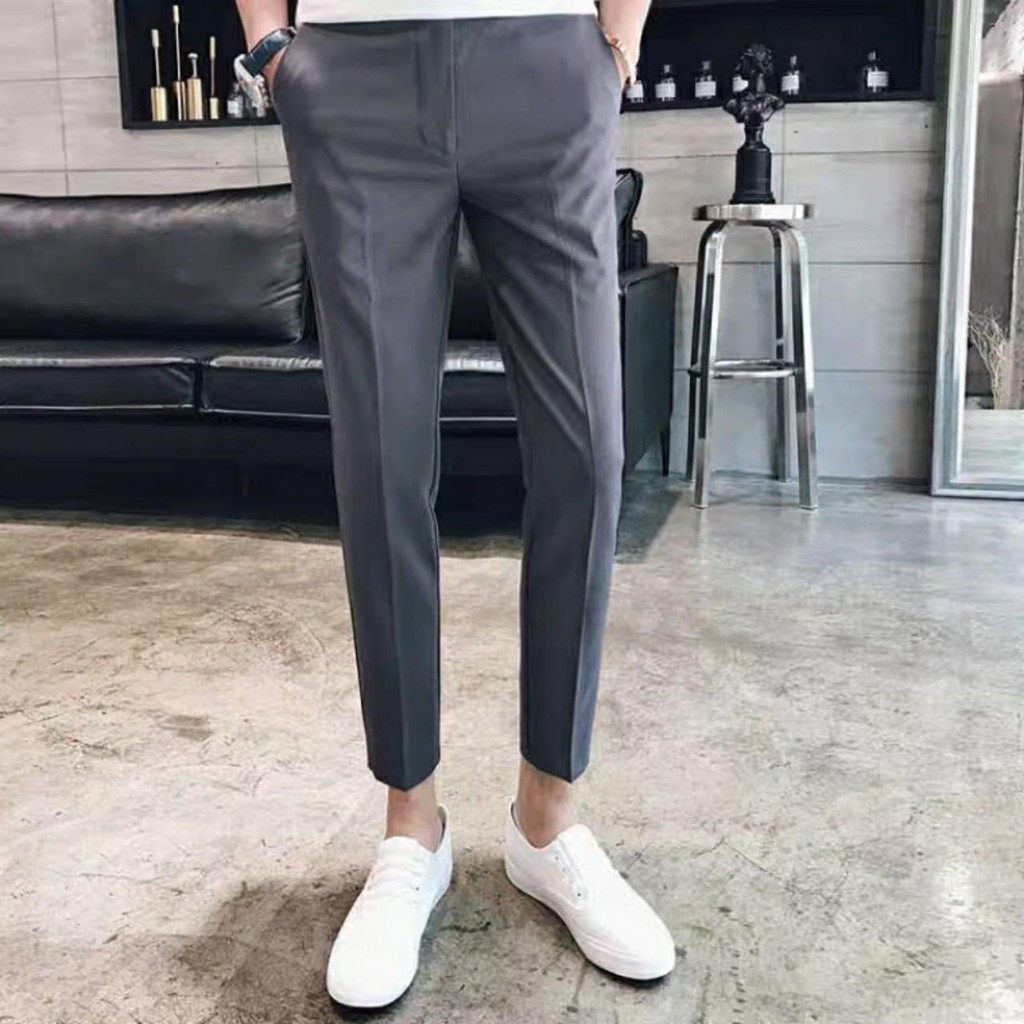 Quần tây nam Alpha vải Hàn cao cấp dáng côn co giãn tốt - QA | BigBuy360 - bigbuy360.vn