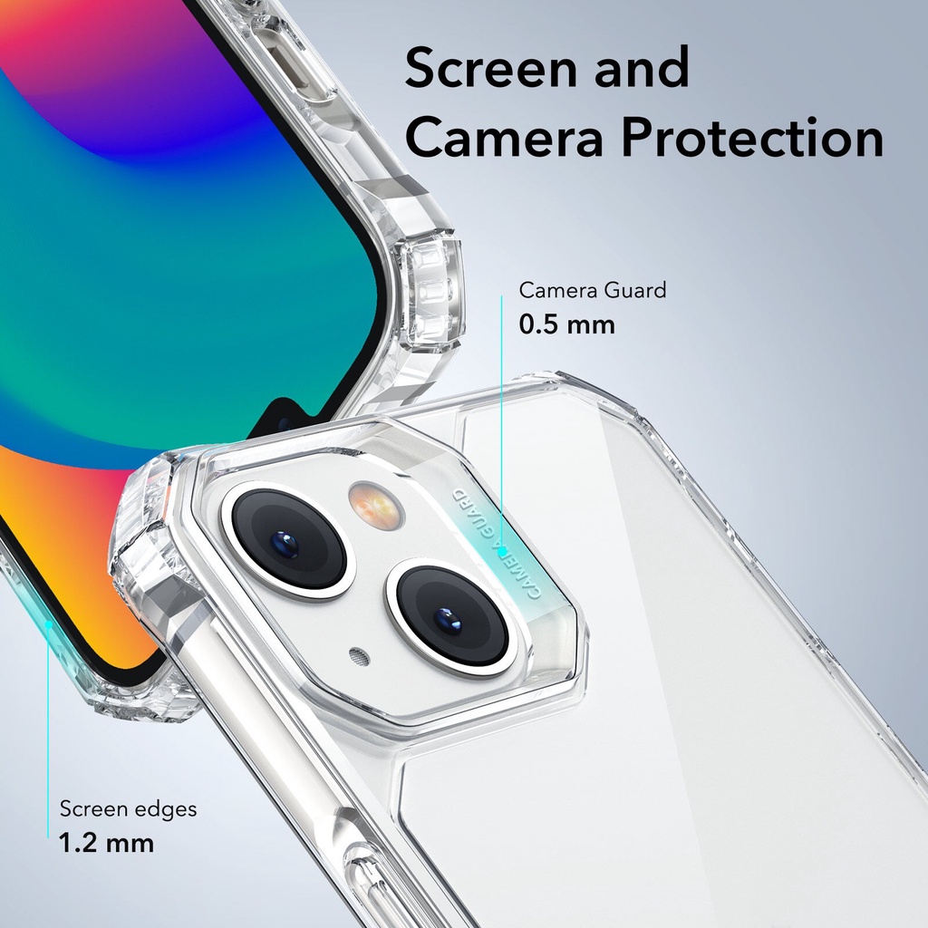 Ốp Lưng ESR Air Armor Clear chống sốc chuẩn quân đội iPhone 14 /14 Plus/ 14 Pro /14 Pro Max
