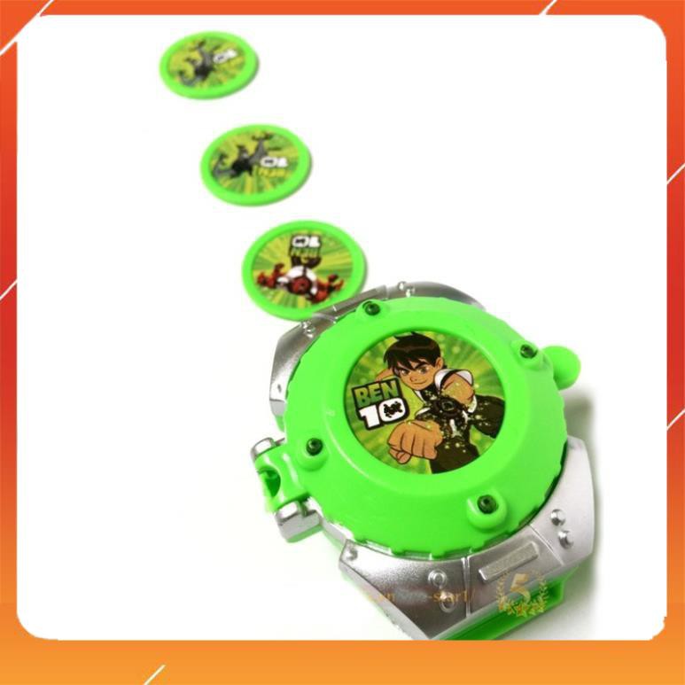 Đồ Chơi Đồng Hồ Ben 10 Cho Bé, Chiếu Sáng 24 Nhân Vật, Chất Liệu Nhựa ABS An Toàn Tuyệt Đối Cho Bé Sử Dụng