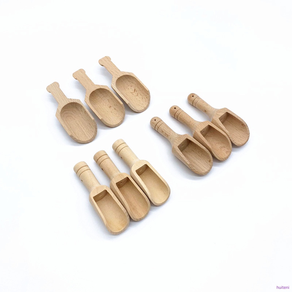 Muỗng Gỗ Múc Trà / Cà Phê / Bột / Gia Vị Mini Tiện Dụng