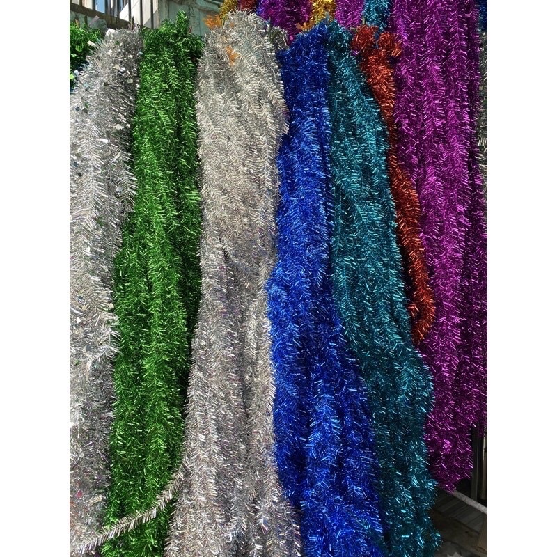 5 Dây kim tuyến dài 1m7 trang trí sinh nhật, noel, tiệc cưới…( 5 màu )