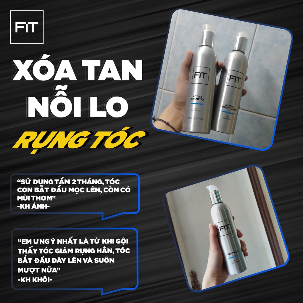 [CHÍNH HÃNG] Serum Kích Thích Mọc Tóc FIT Keep Thick từ UK - 250ml FIT SKINCARE