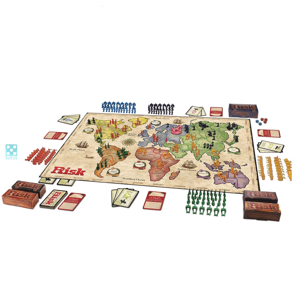 Risk boardgame (bản tiếng Anh)– The game of strategic conquest – Trò chơi chiến thuật đỉnh cao