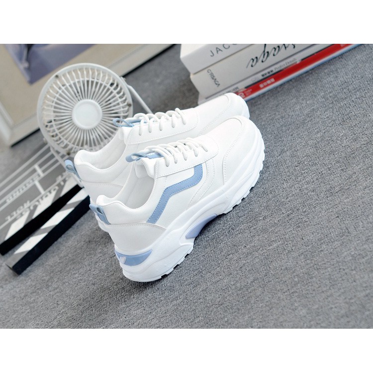 Giày Sneakers Nữ, Giày Thể Thao Nữ Hot trend Màu Sắc Cực Đẹp, Kiểu Dáng Thon Gọn Cao 5cm