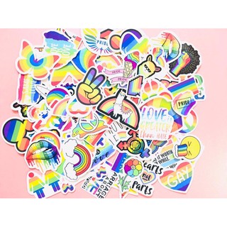 bộ 10 -50 hình sticker 7 sắc màu decal ( random hình)