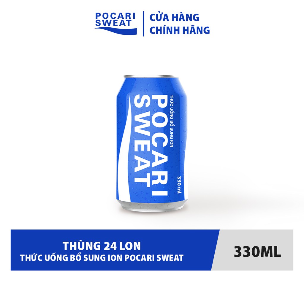 Lốc 6 Lon Thức Uống Bổ Sung ION Pocari Sweat