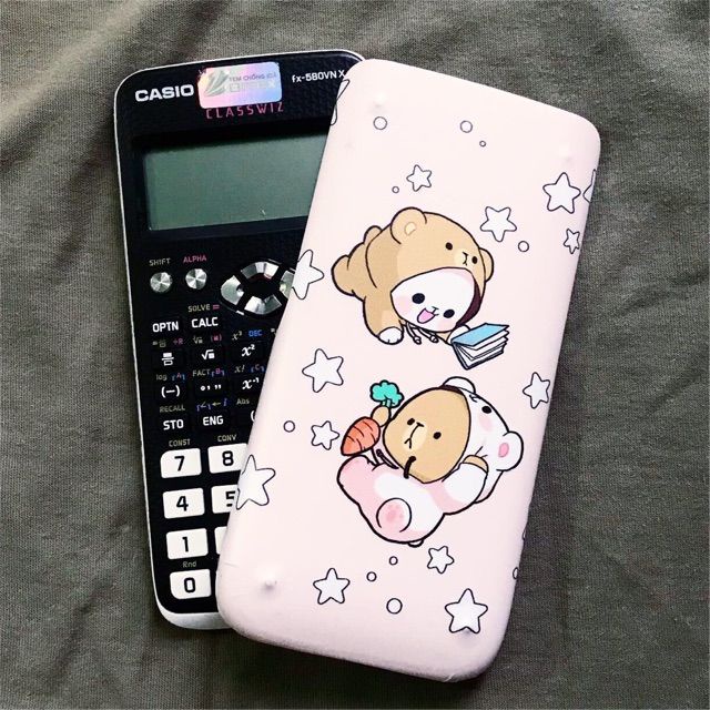 Decal dán máy tính cầm tay hình Anime Haikyuu Vua Bóng Chuyền - Miếng dán trang trí máy tính casio/vinacal