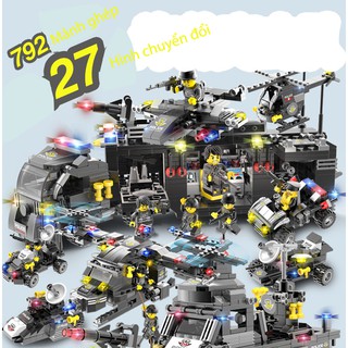 Lego xếp hình Naval Aircraft Special Police Military
