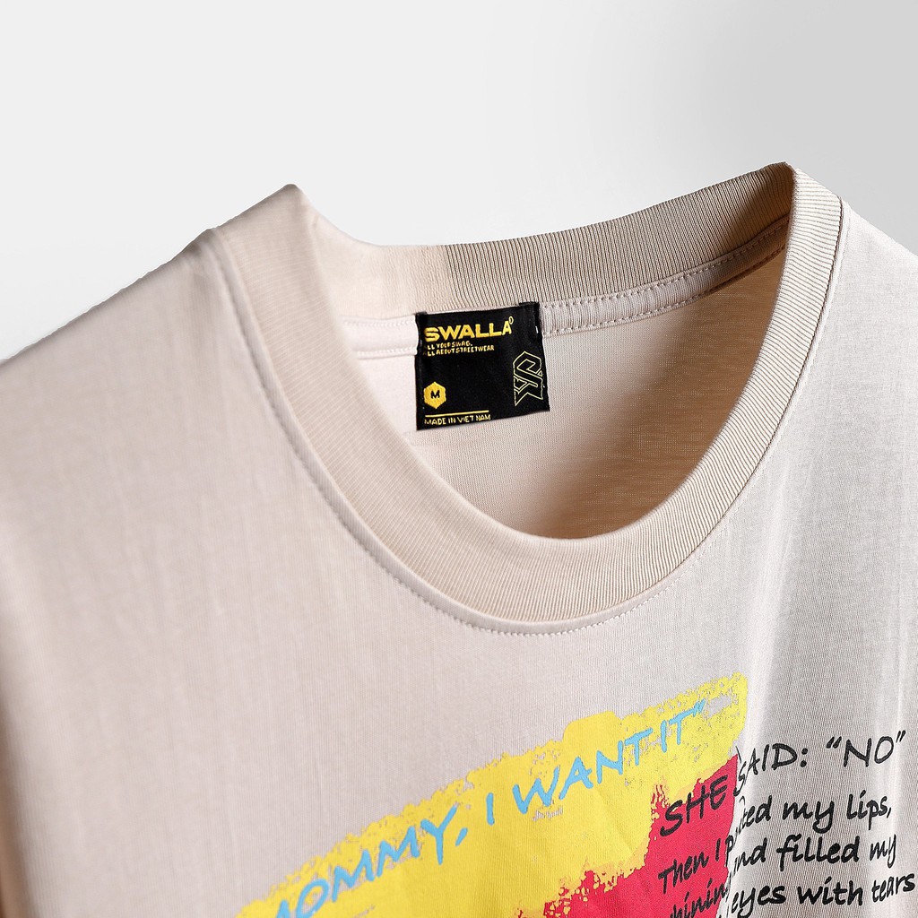 Áo thun unisex SWALLA CRY-BABY 100% PREMIUM COTTON - LOCAL BRAND chính hãng