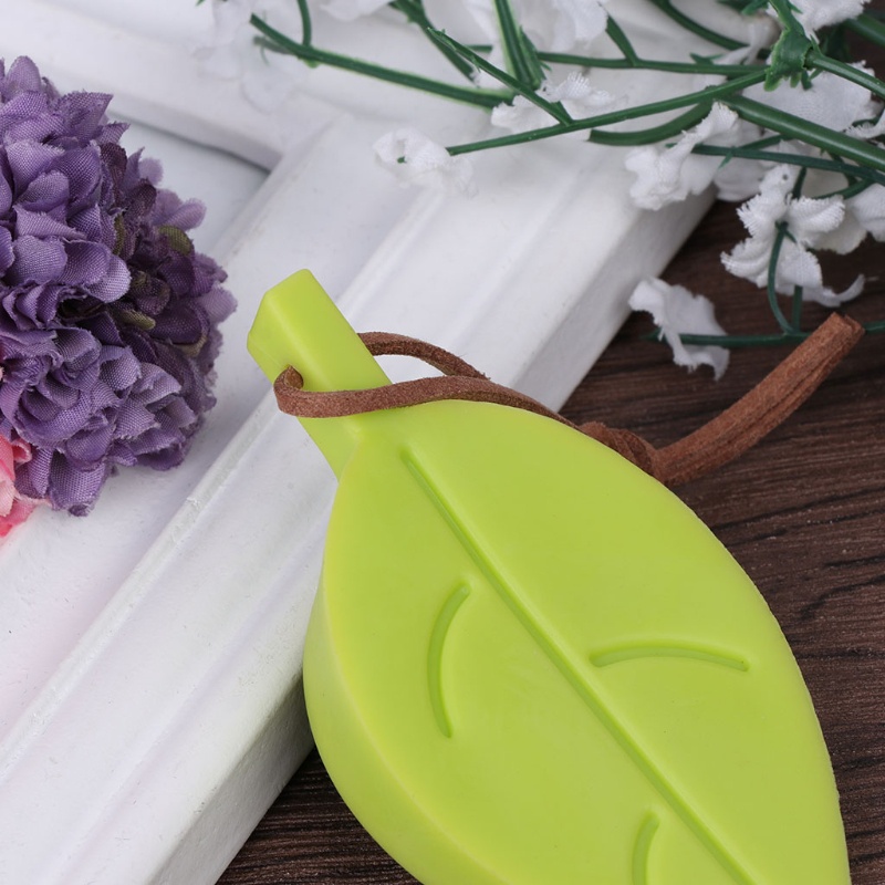 Haha Miếng Chặn Cửa Silicone Hình Chiếc Lá Màu Kẹo Bảo Vệ An Toàn Cho Bé
