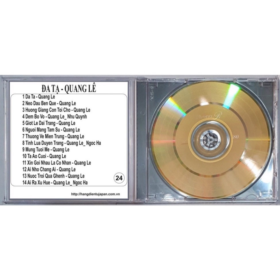 Bộ 5 dĩa ca sĩ quang lê chất lượng cao combo 1