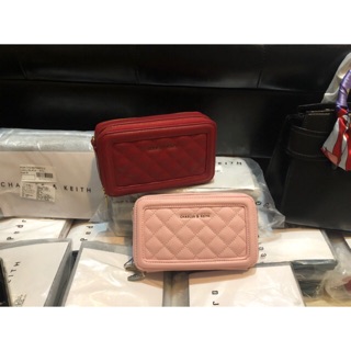 Túi ck hộp vuông ô trám 2 ngăn khoá