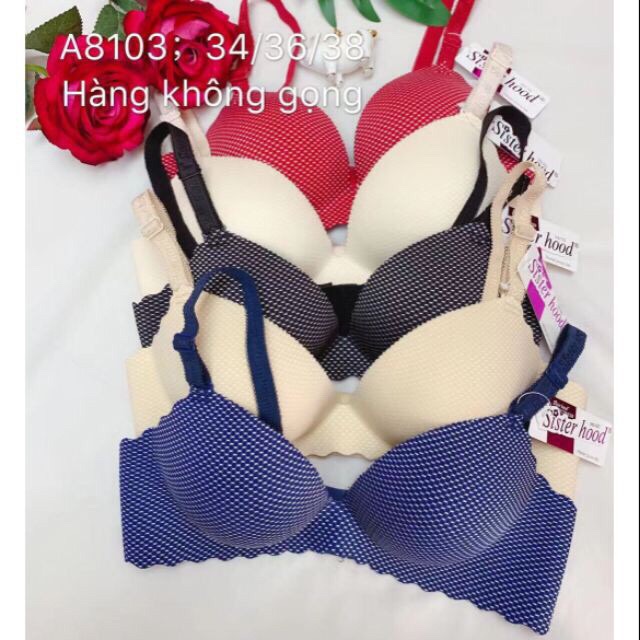 Áo lót đúc in hoa nâng ngực Hàng đẹpmẫu mới nhất