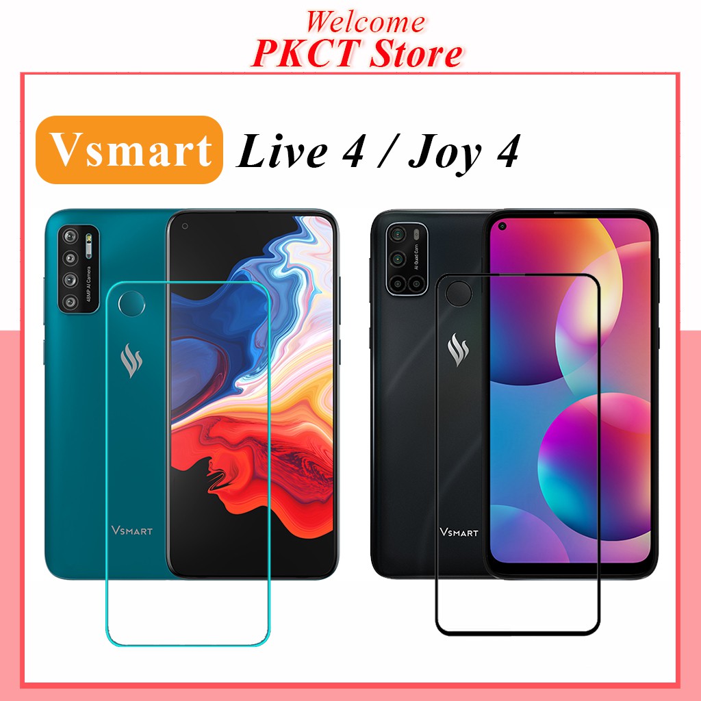 Kính Cường lực vsmart Live 4 Joy 4 Full Màn Trong Suốt Siêu mượt