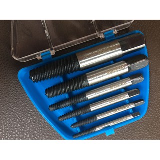 Bộ 6 mũi vặn tháo ốc gãy vít toét kingtony hàng chính hãng, mũi ren tháo bu lông ốc gãy
