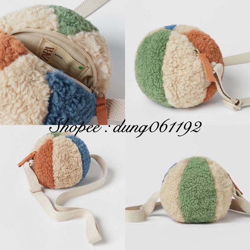 Túi đeo chéo zara cho bé hình quả bóng xinh yêu