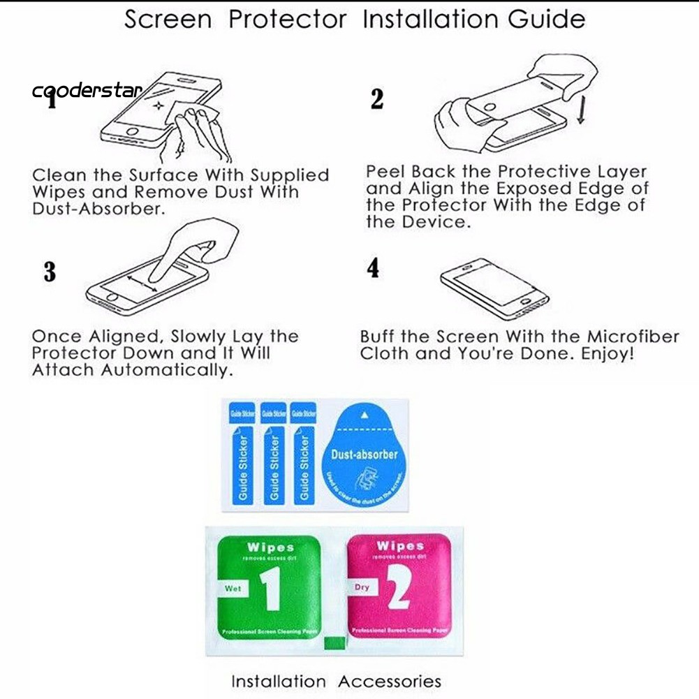 Set 1 / 3 Kính Cường Lực Toàn Màn Hình Cho Huawei Mediapad T3