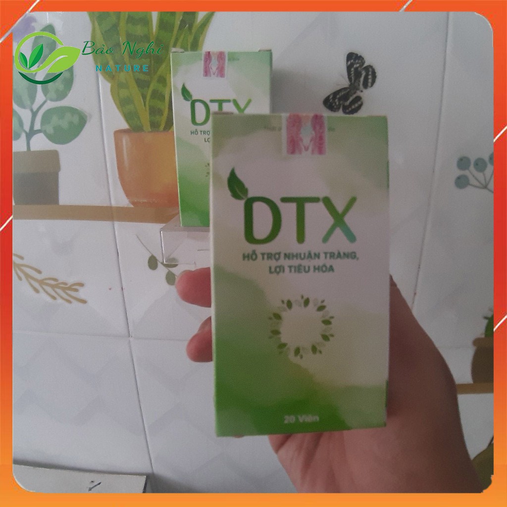VIÊN UỐNG DTX - Hỗ Trợ Loại Bỏ Ký Sinh Trùng - Cải Thiện Chức Năng Gan - Chính Hãng Hộp Hộp 20 Viên Nang Uống