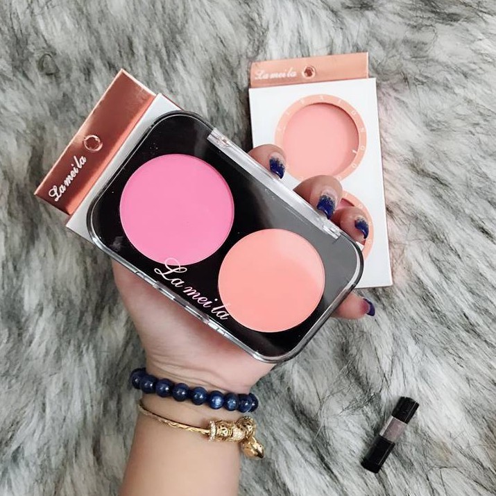 Bảng phấn má 2 ô Lameila