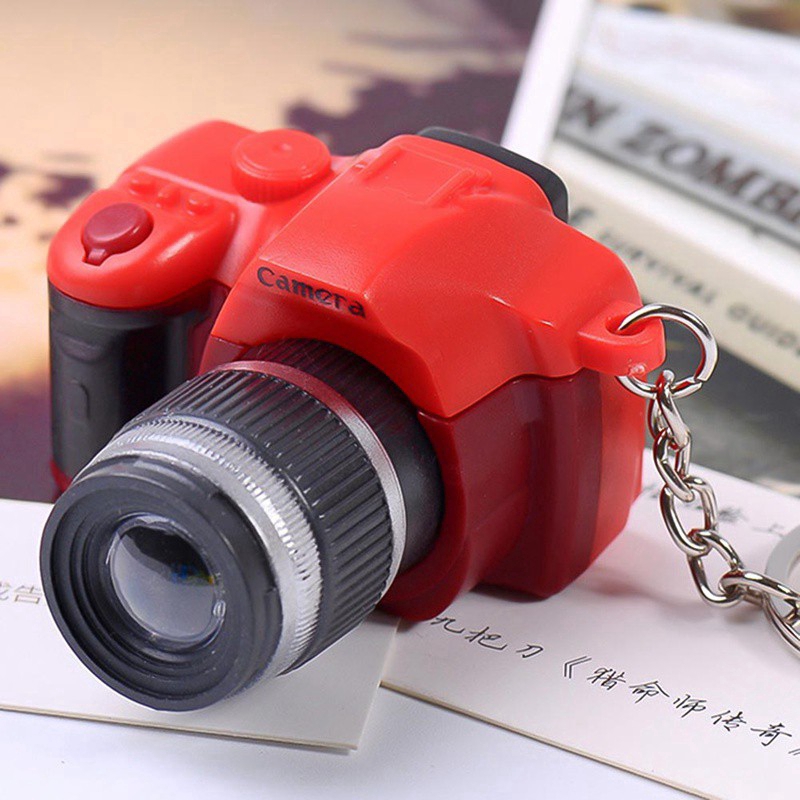 Móc khóa hình máy ảnh kỹ thuật số có đèn Led | BigBuy360 - bigbuy360.vn