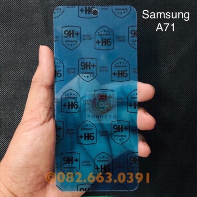 Dán Cường lực Nano dẻo Samsung A71