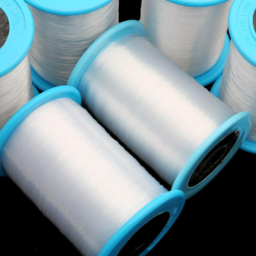 Beadia 1 Cuộn Dây Cước Nylon Trong Suốt Dùng Làm Trang Sức Thủ Công