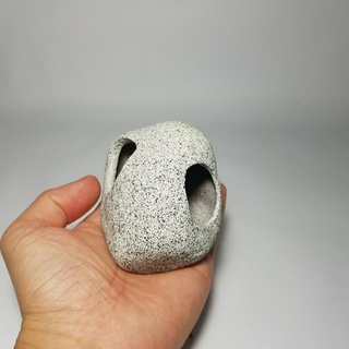 Hang Tép Hang Muối Tiêu Trắng - Đồ chơi tép Hang Tép bằng gốm trang trí bể tép cảnh cá cảnh thủy sinh cao cấp