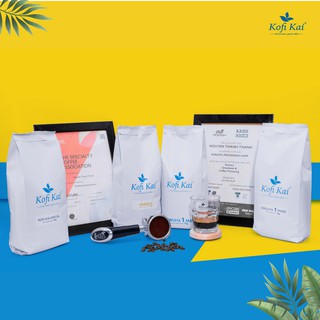  Cà phê Robusta Blend 7Ro: 3Ara hạt pha máy Kofi Kai 250g