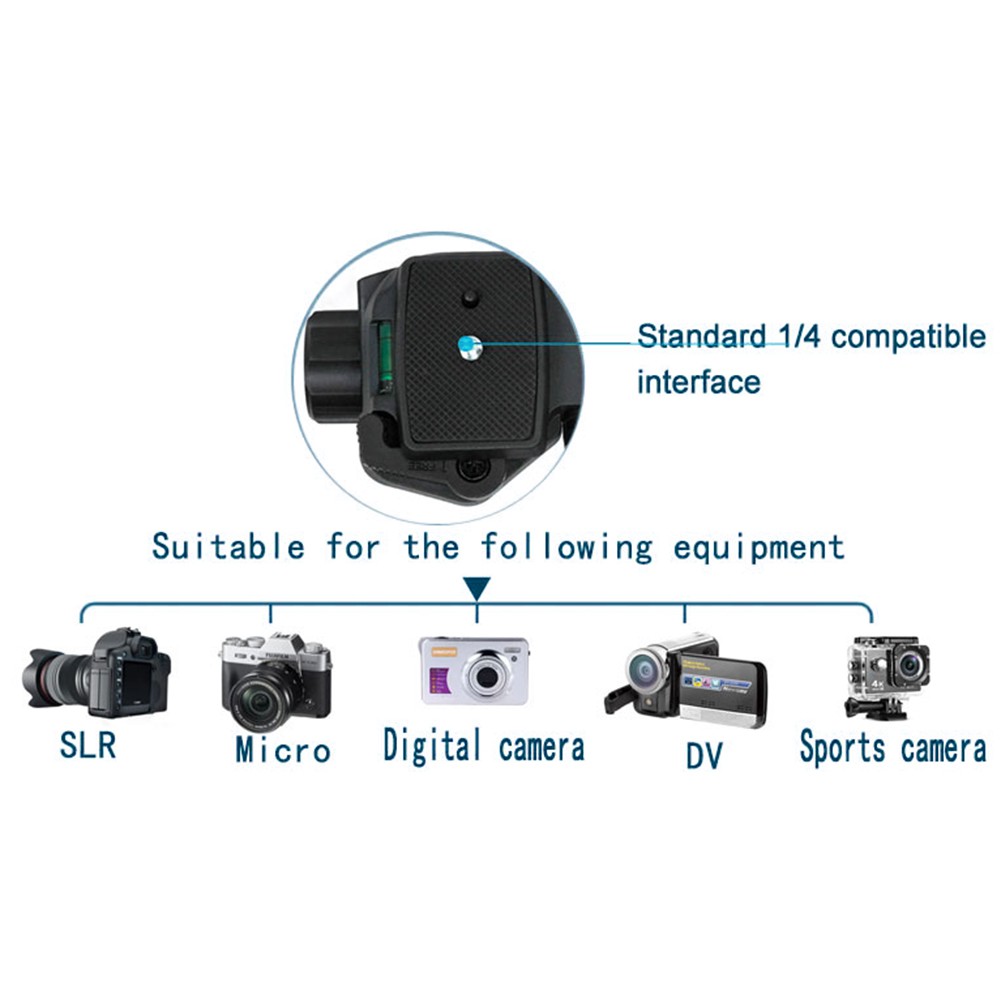 Giá Đỡ Ba Chân Mini Có Kẹp Để Bàn Di Động Cho Máy Ảnh Slr