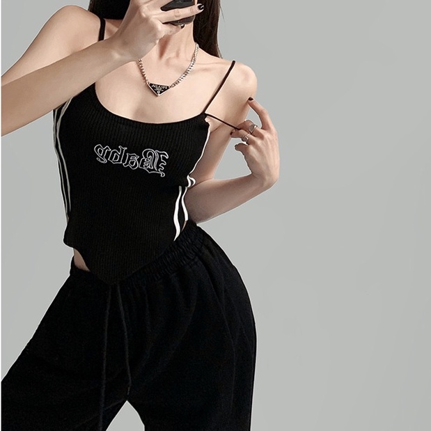 Cocory vn Thời Trang Áo Croptop Sát Nách Dáng Ôm Thiết Kế Quyến Rũ Dễ Phối Đồ Cho Nữ