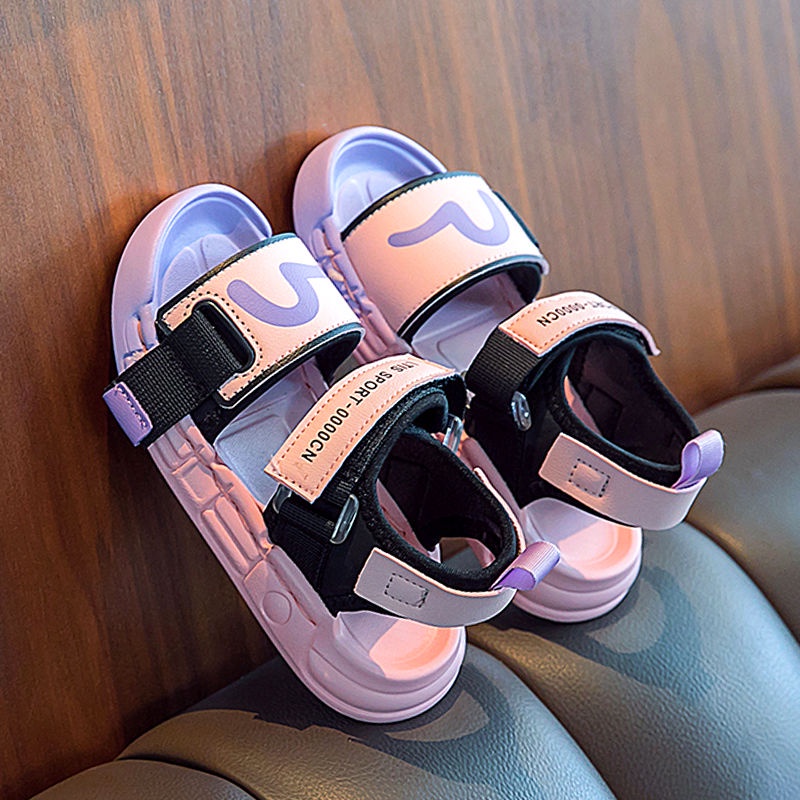 Giày Sandal Công Chúa Đi Biển Mùa Hè 2022 Đế Mềm Cao Cấp Phong Cách Mới Cho Bé Gái @